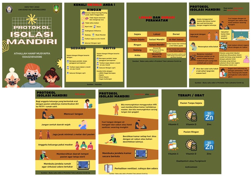 Desain Poster Sosialisasi Isoman