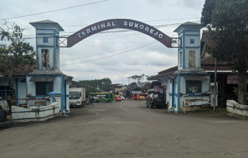 Terminal Sukorejo, salah satu fasilitas umum yang berada di Desa Kebumen