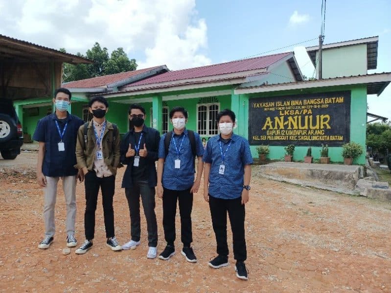 Dokumentasi survei di Panti Asuhan An-Nuur, Kecamatan Sagulung, Kota Batam
