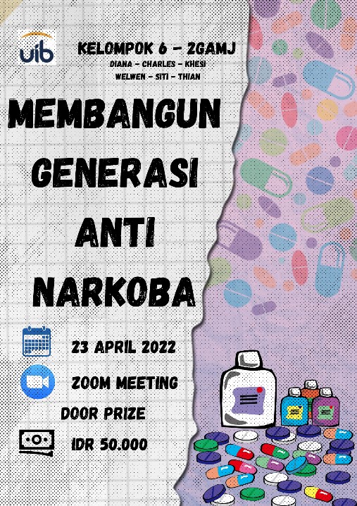 Poster Webinar Membangun Generasi Anti Narkoba