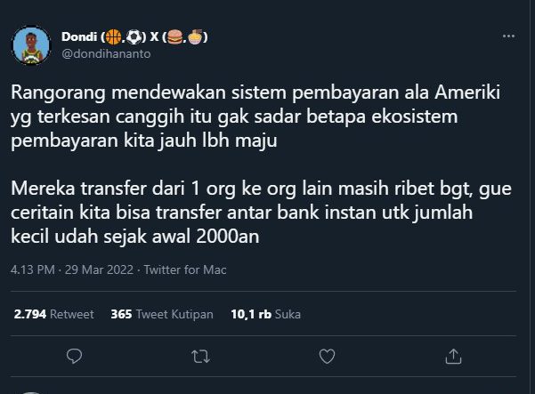 Sistem Pembayaran di Indonesia