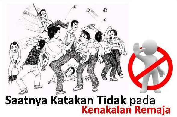 penyebab kenakalan remaja