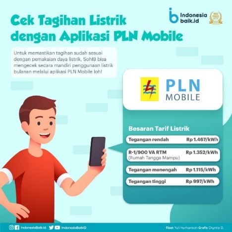 Cek Tagihan PLN dengan Aplikasi PLN Mobile