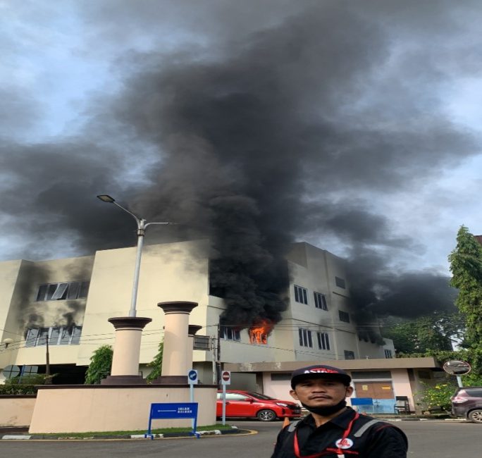 Kebakaran Gedung Politeknik Negeri Sriwijaya