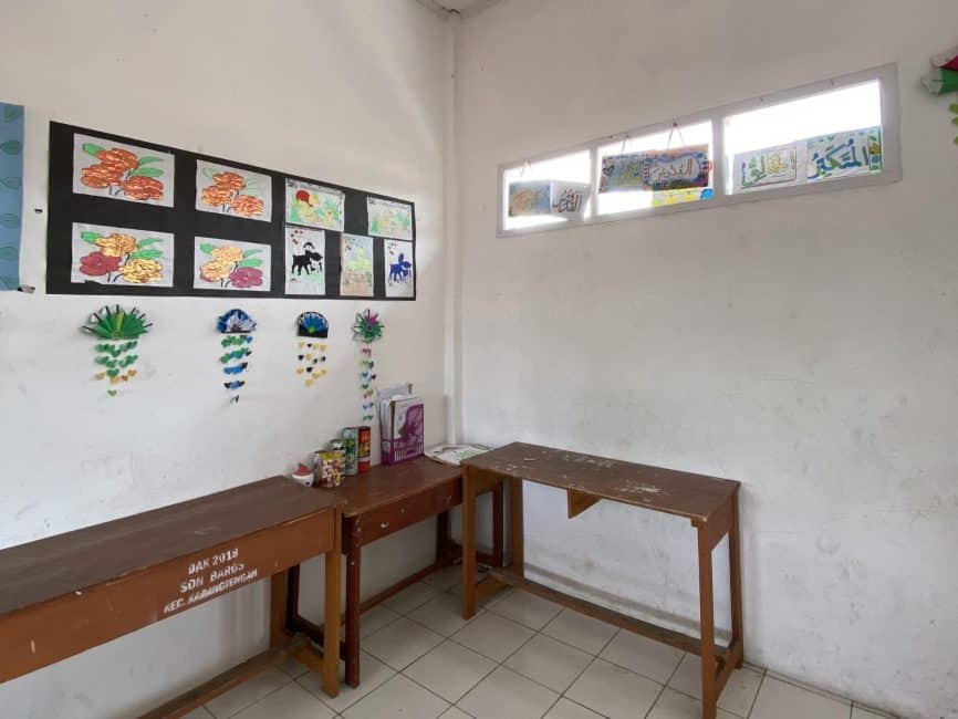 Kondisi ruangan sebelum adanya Sudut Literasi Kelas