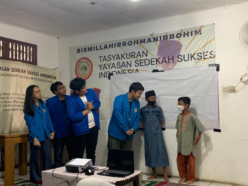 Pengabdian Kepada Masyarakat (PKM) Mahasiswa Universitas Pamulang di Yayasan Sedekah Sukses Indonesia 2