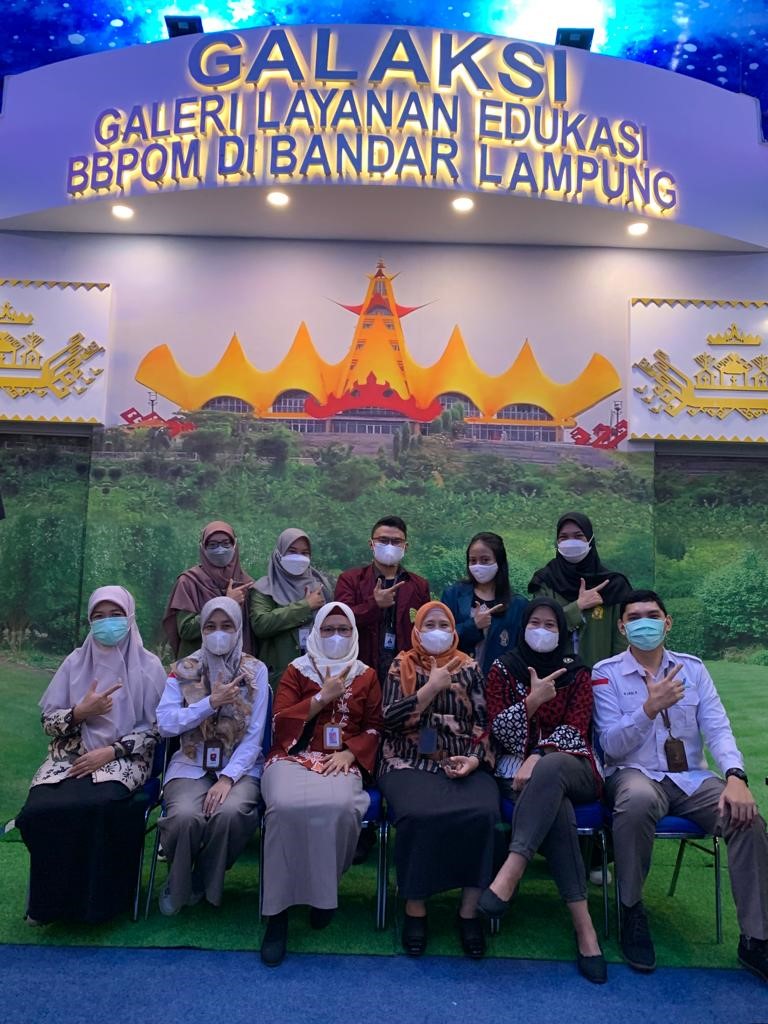 Supervisi Program Pangan Aman Goes to Campus di Balai Besar POM di Bandar Lampung