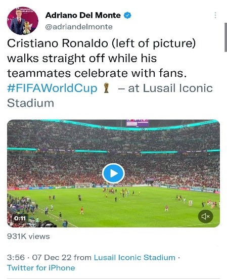 Framing Ronaldo