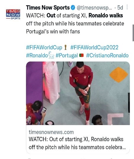 Framing Ronaldo