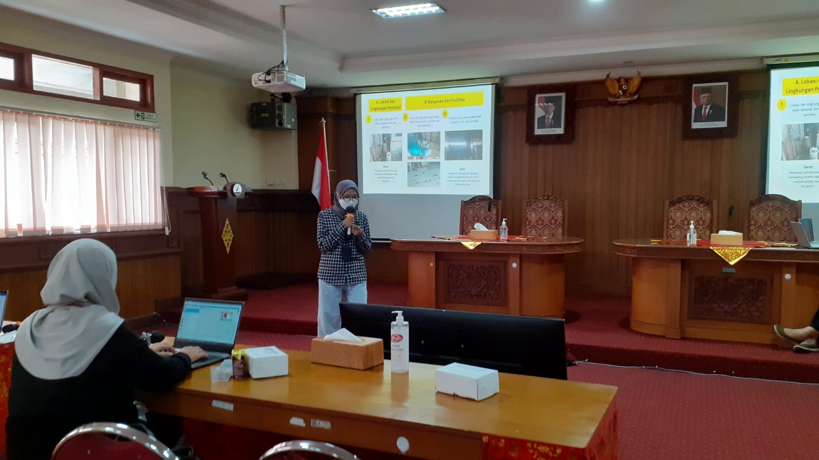 Gambar saat supervise dengan mentor pusat