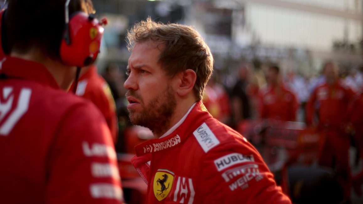 Sebastian Vettel saat masih di Ferrari pada musim 2019 (foto Situs web resmi F1)