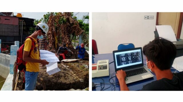Kegiatan magang di proyek jaringan gas bumi di Lamongan-Bojonegoro 16.435 SR