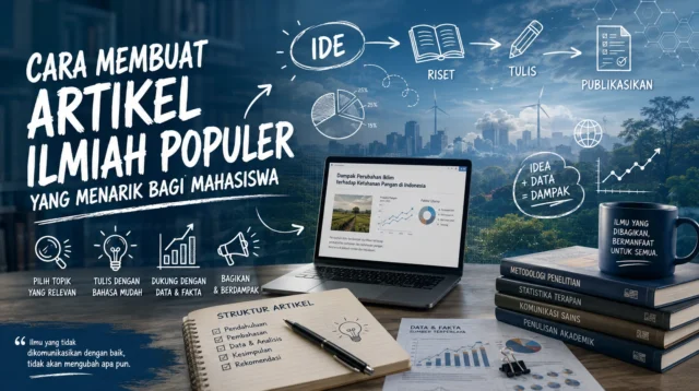 Cara Membuat Artikel Ilmiah Populer