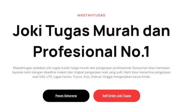 Jasa tugas kuliah