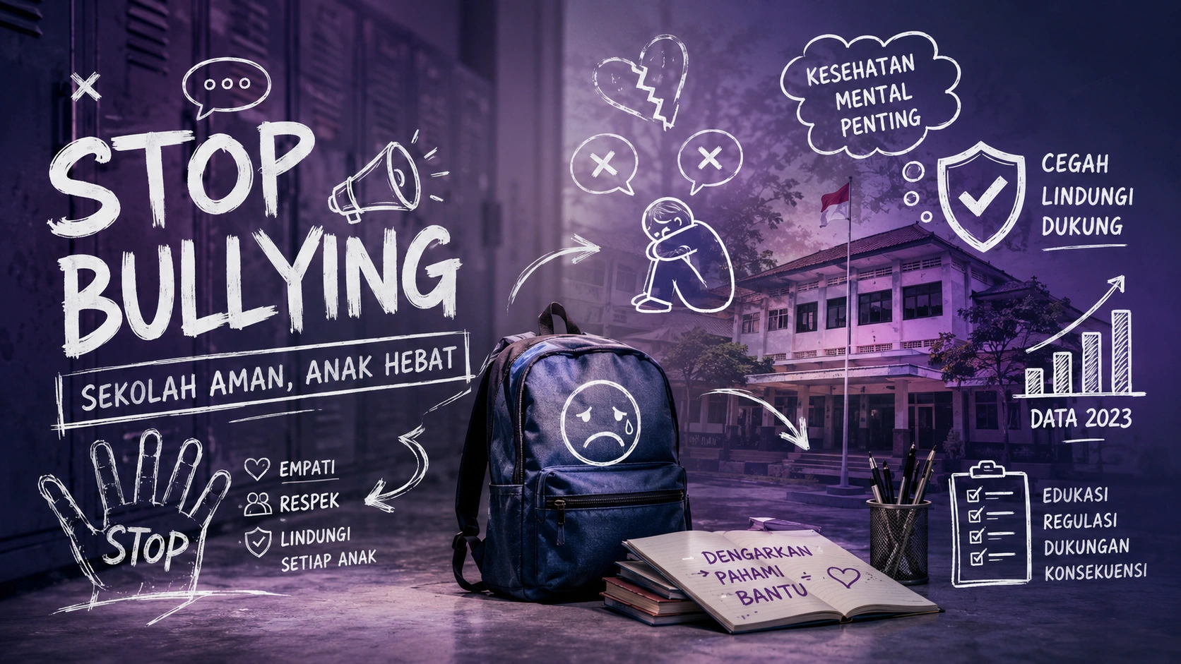 Permasalahan Pendidikan Indonesia Tahun 2023 Perihal Perundungan Anak dibeberapa Tingkat Sekolah SD, SMP, SMA