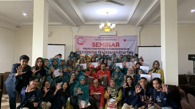 Mahasiswa KKN-T Inovasi IPB Bersama Divisi CSR PT. Cemindo Gemilang Melakukan Edukasi Pencegahan Stunting Melalui Seminar Serta Demo Masak