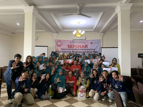 Mahasiswa KKN-T Inovasi IPB Bersama Divisi CSR PT. Cemindo Gemilang Melakukan Edukasi Pencegahan Stunting Melalui Seminar Serta Demo Masak