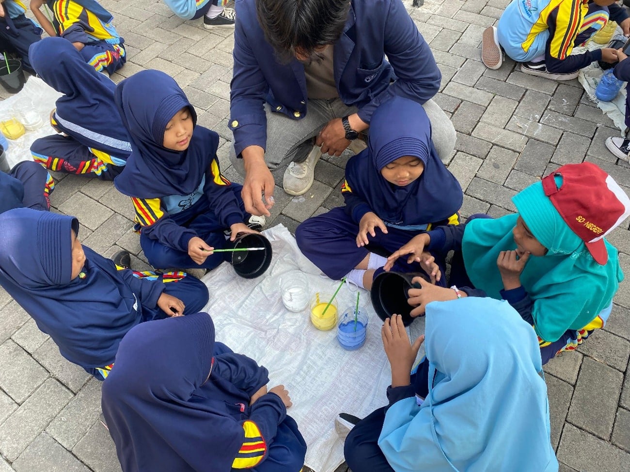Pentingnya Mencintai Alam, Mahasiswa KKN-TI IPB University menggelar Sekolah Alam di SDN 02 Desa Bendosari, Kabupaten Malang