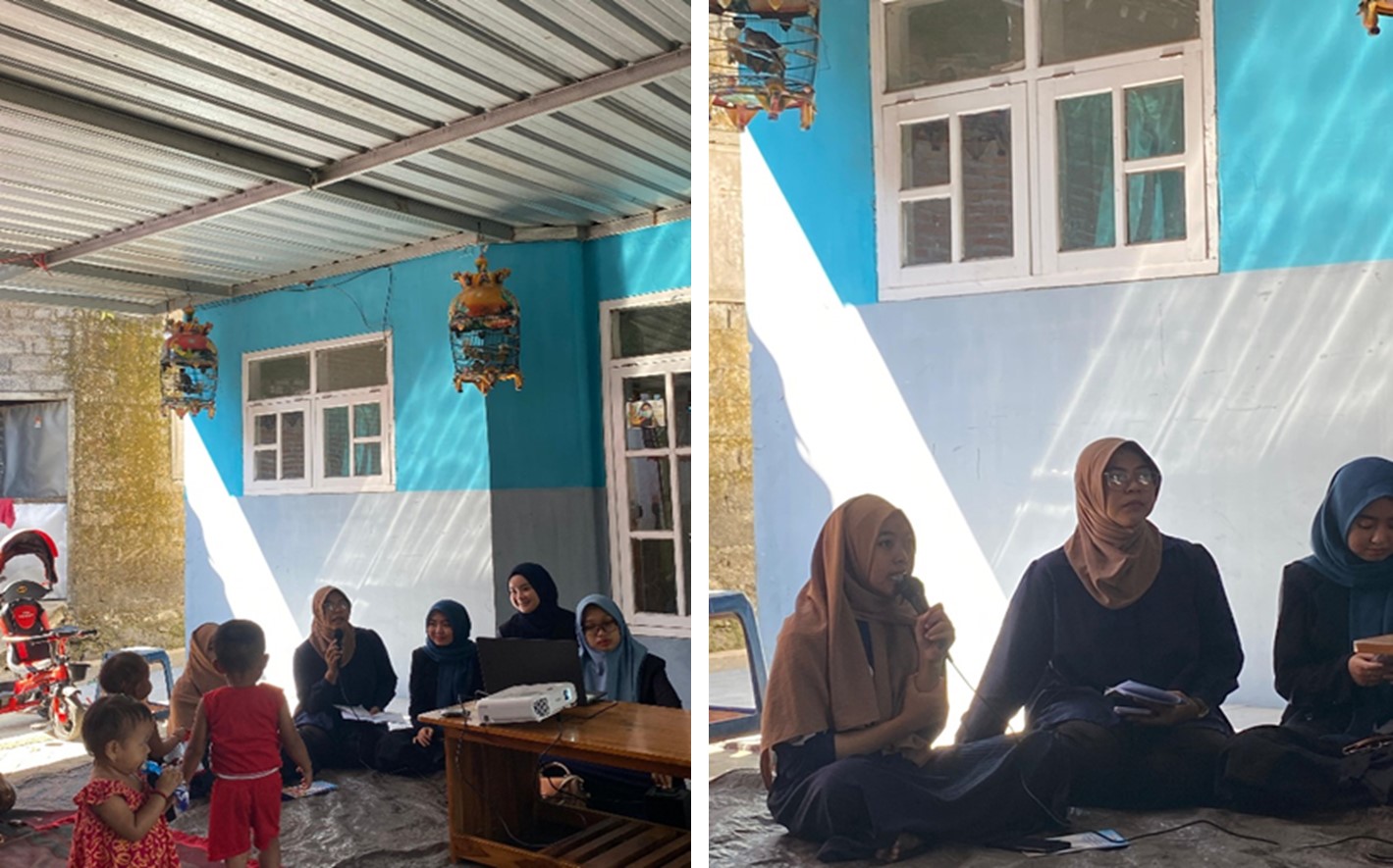 Implementasi Hasil Forum Group Discussion (FGD) Karang Taruna Desa Kalisat Didampingi Oleh Tim PROMAHADESA Universitas Jember melalui Pelatihan dan Edukasi MPASI kepada Ibu Posyandu Desa Kalisat