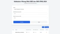 Kalkulator Nilai Akhir Seleksi CPNS