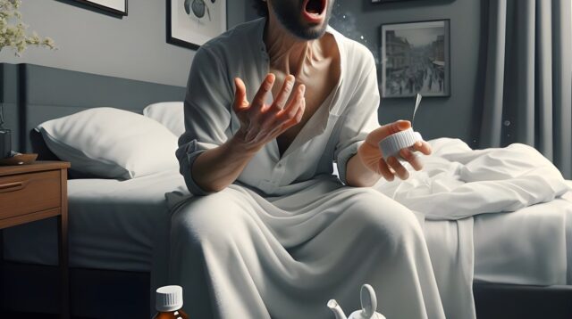 Mengonsumsi obat