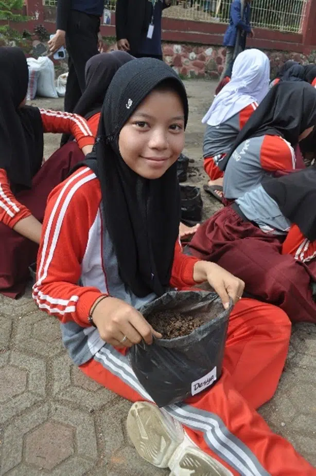 Mahasiswa KKN-T Inovasi IPB University