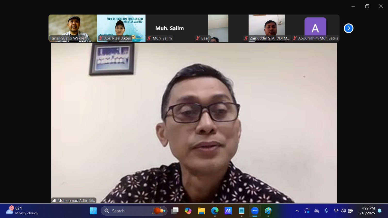 Prof. Dr. H. Muhammad Adlin Sila, M.A., Ph.D.
