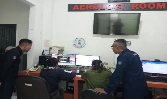 BMKG Juanda Unit Aerologi.