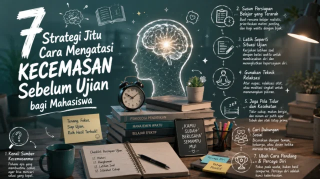 7 Strategi Jitu Cara Mengatasi Kecemasan Sebelum Ujian bagi Mahasiswa