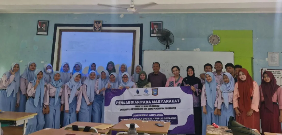 FIKOM UMB Gelar PKM "Kewirausahaan Digital": Bekali Siswa-Siswi SMKN 49 Jakarta dengan Jurus Affiliate Marketing dan Personal Branding Efektif