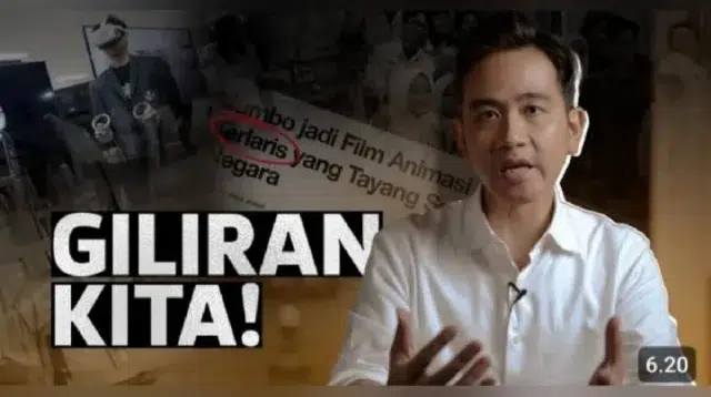 Sumber : Youtube Gibran Rakabuming Raka