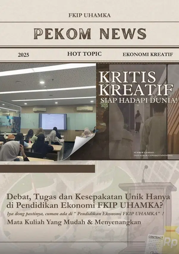 Unique! UHAMKA students must pay a fine of Rp1,000 if they say inappropriate words in class