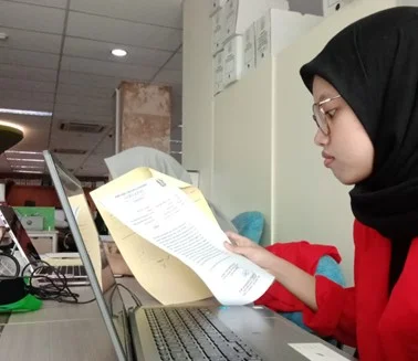 Mahasiswa Untag Surabaya Terlibat dalam Tata Kelola Arsip Modern