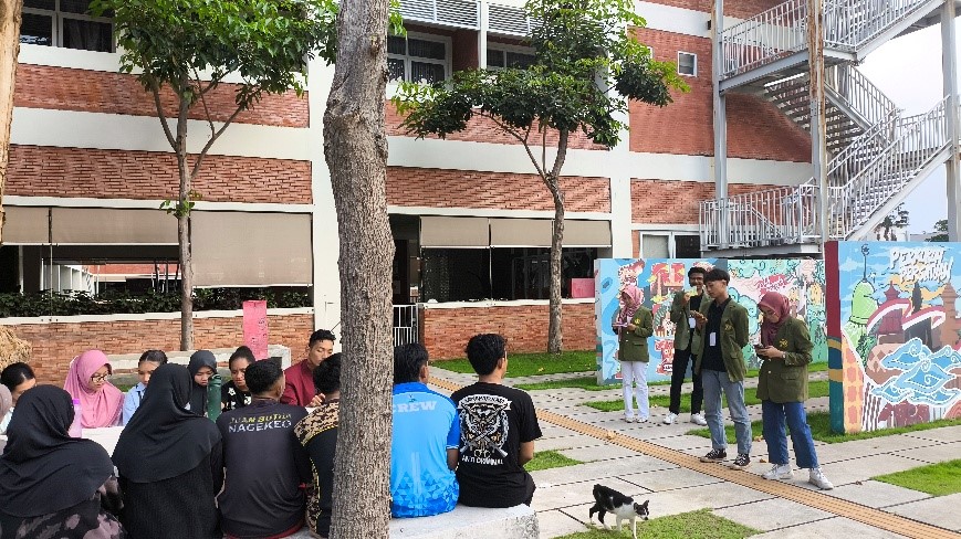 Gambar Diambil Ketika Sesi Pemaparan Materi tentang Moderasi Beragama.