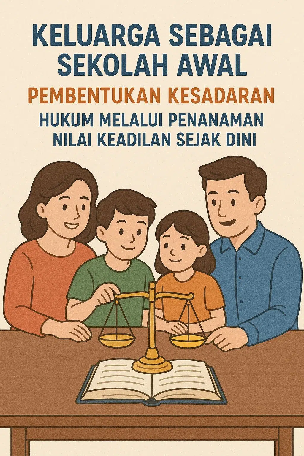 Keluarga sebagai Sekolah Awal Pembentukan Kesadaran Hukum melalui Penanaman Nilai Keadilan Sejak Dini