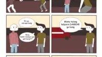 Karikatur berjudul “Polisi Bukan Lagi Solusi” ini menyindir menurunnya kepercayaan masyarakat terhadap institusi kepolisian dalam menangani kasus-kasus kejahatan.