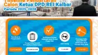 Persyaratan dan Tahapan Seleksi Ketua DPD REI Kalbar 2025–2028.