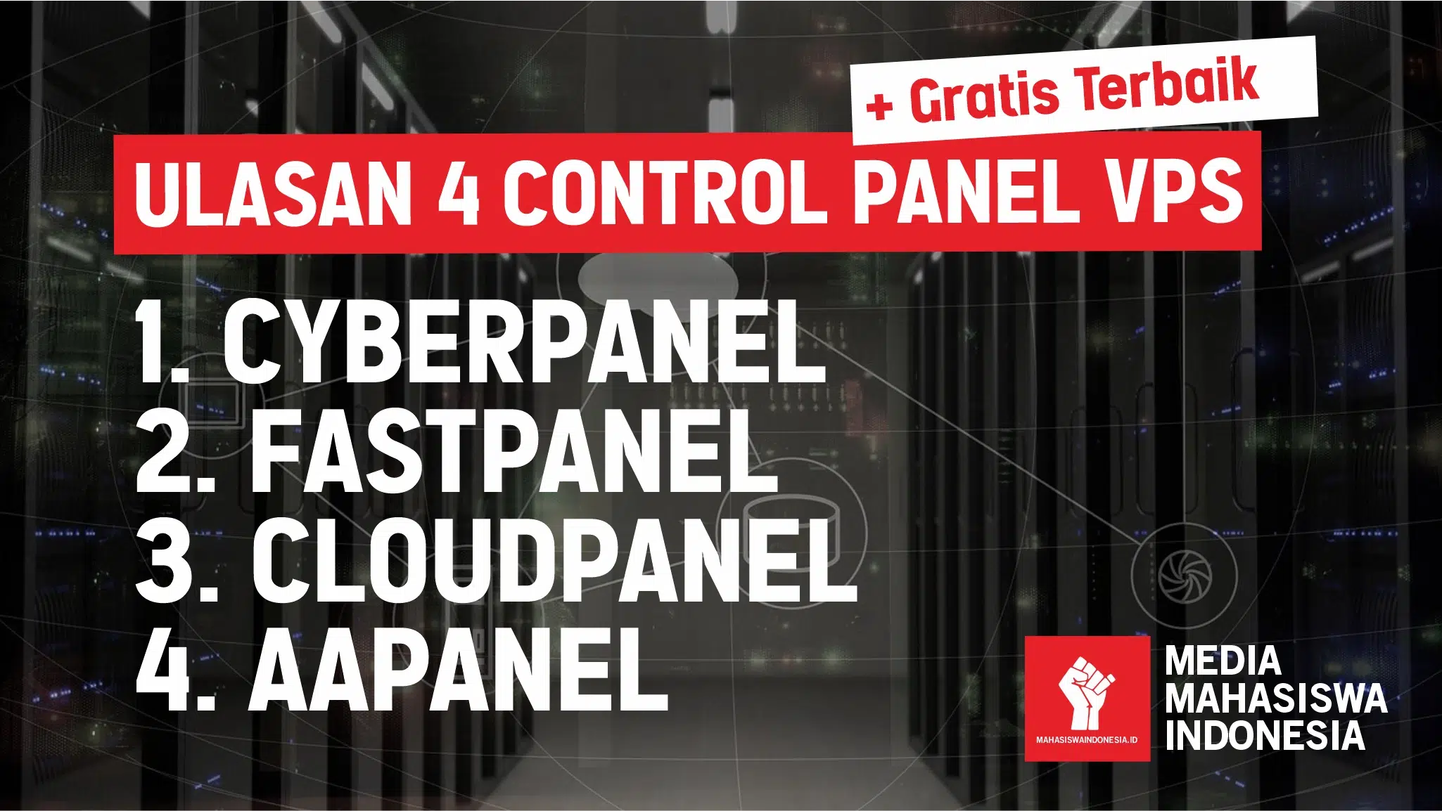 4 Review Control Panel VPS Gratis Terbaik: CyberPanel, FastPanel, CloudPanel dan aaPanel