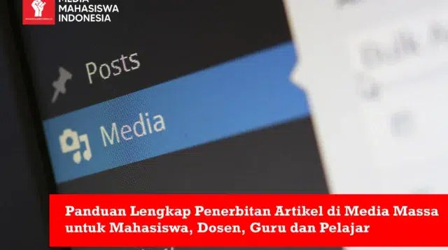 Penerbitan Artikel di Media Massa untuk Mahasiswa, Dosen, Guru dan Pelajar