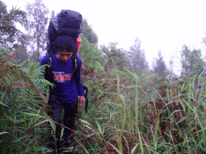 Penulis saat Mendaki Gunung ketika masih Aktif di Divisi Mahasiswa Pencinta Alam (DIMPA) Universitas Muhammadiyah Malang