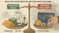 Trading atau Judi Berkedok Investasi? Menelaah Unsur Maysir dalam Dunia Kripto dan Forex
