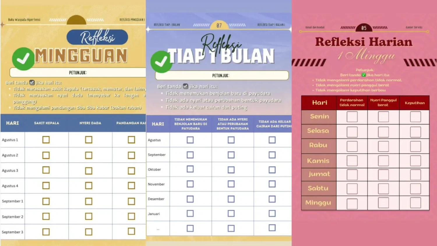 Students of the Faculty of Medicine Universitas Brawijaya Introduce Health Checklists and Push for UHC Access in Malang Regency