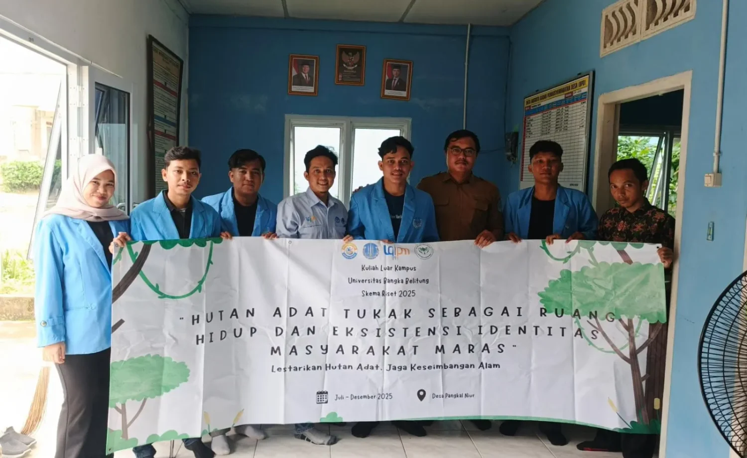 Tim KLK Riset UBB Melakukan Penelitian di Desa Pangkal Niur Terkait Hutan Adat Tukak