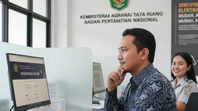 Pelajari sistem pendaftaran tanah digital di Indonesia yang memberikan kepastian hak atas tanah, serta manfaat dan prosesnya yang efisien.
