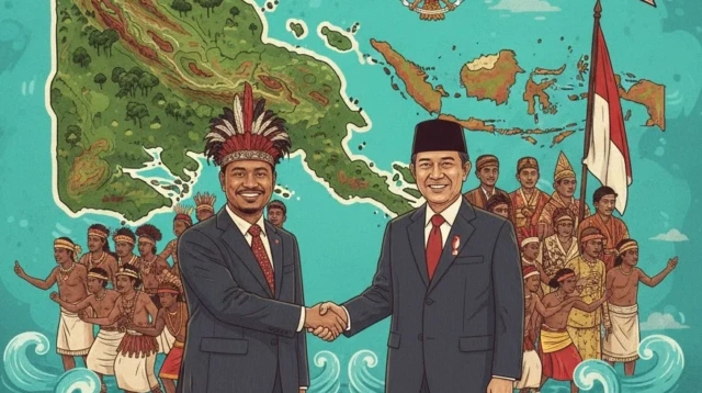 indonesia dan papua nugini