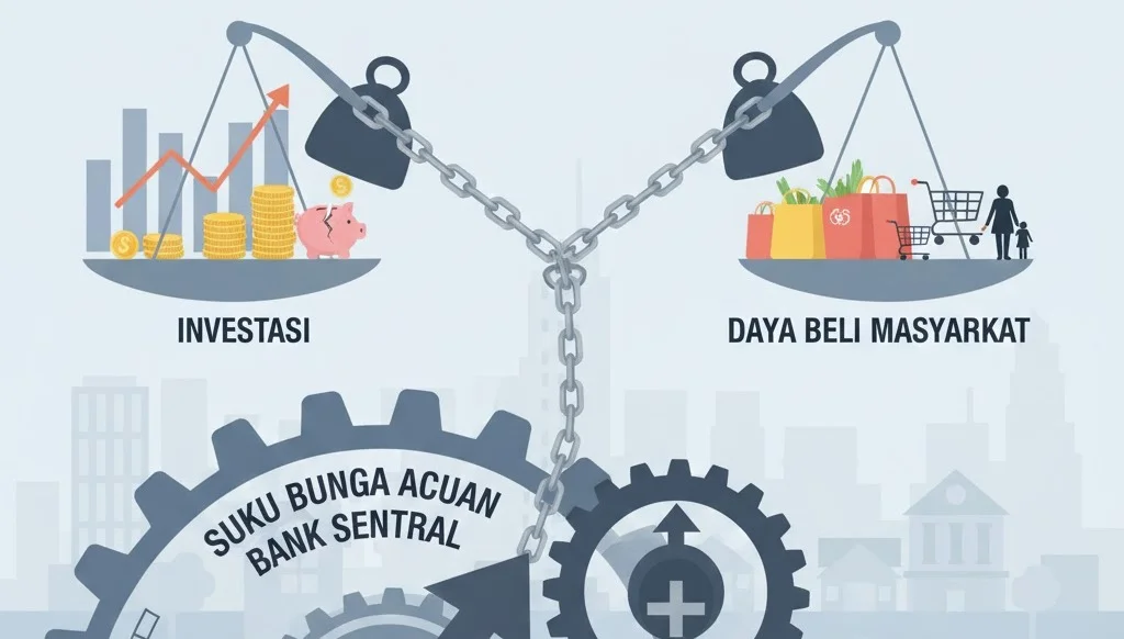 dampak kenaikan suku bunga terhadap inflasi