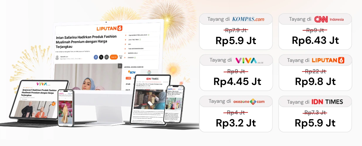 Perkiraan harga publikasi di media online nasional
