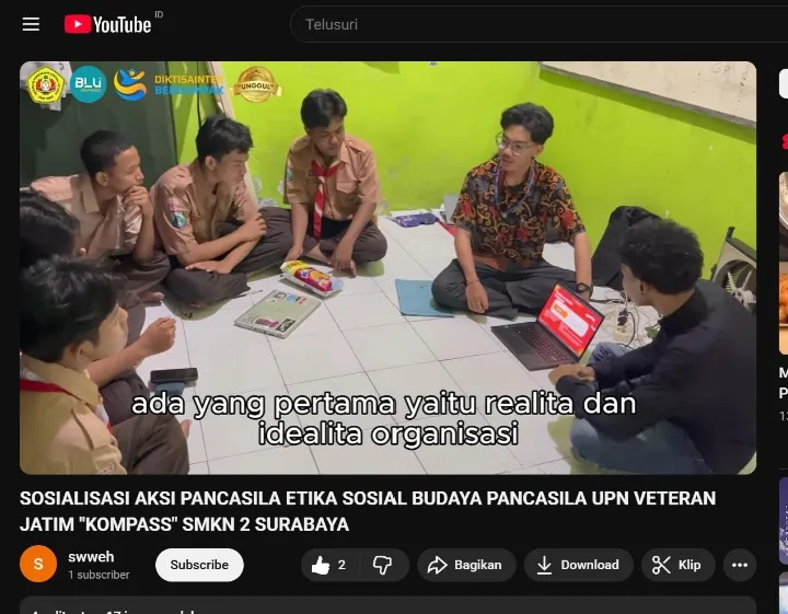 internalisasi nilai Pancasila