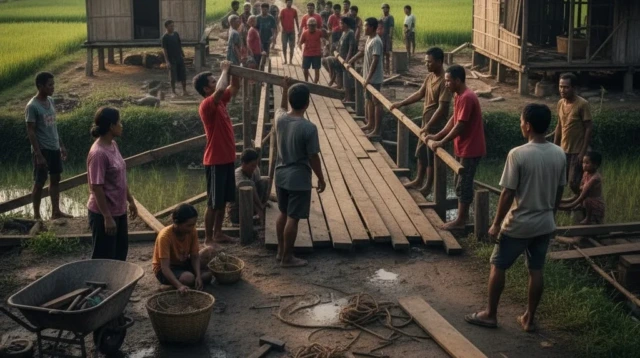 budaya gotong royong adalah