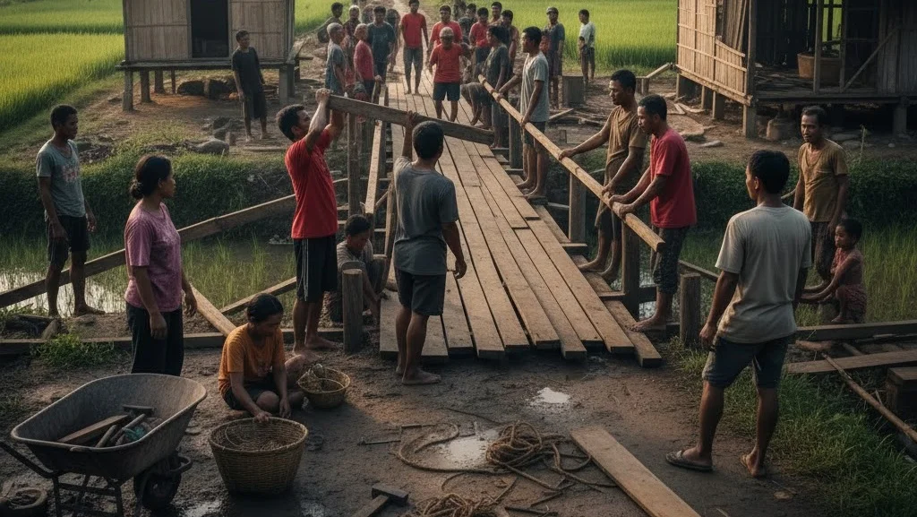 budaya gotong royong adalah